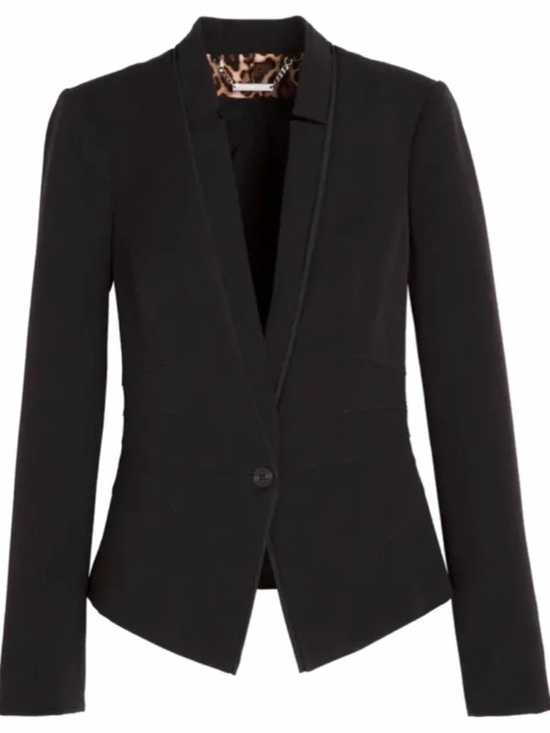 White House Black Market Jackets & Blazers - White House Black Market Black Blazer Jacket Size 6 One Button Front